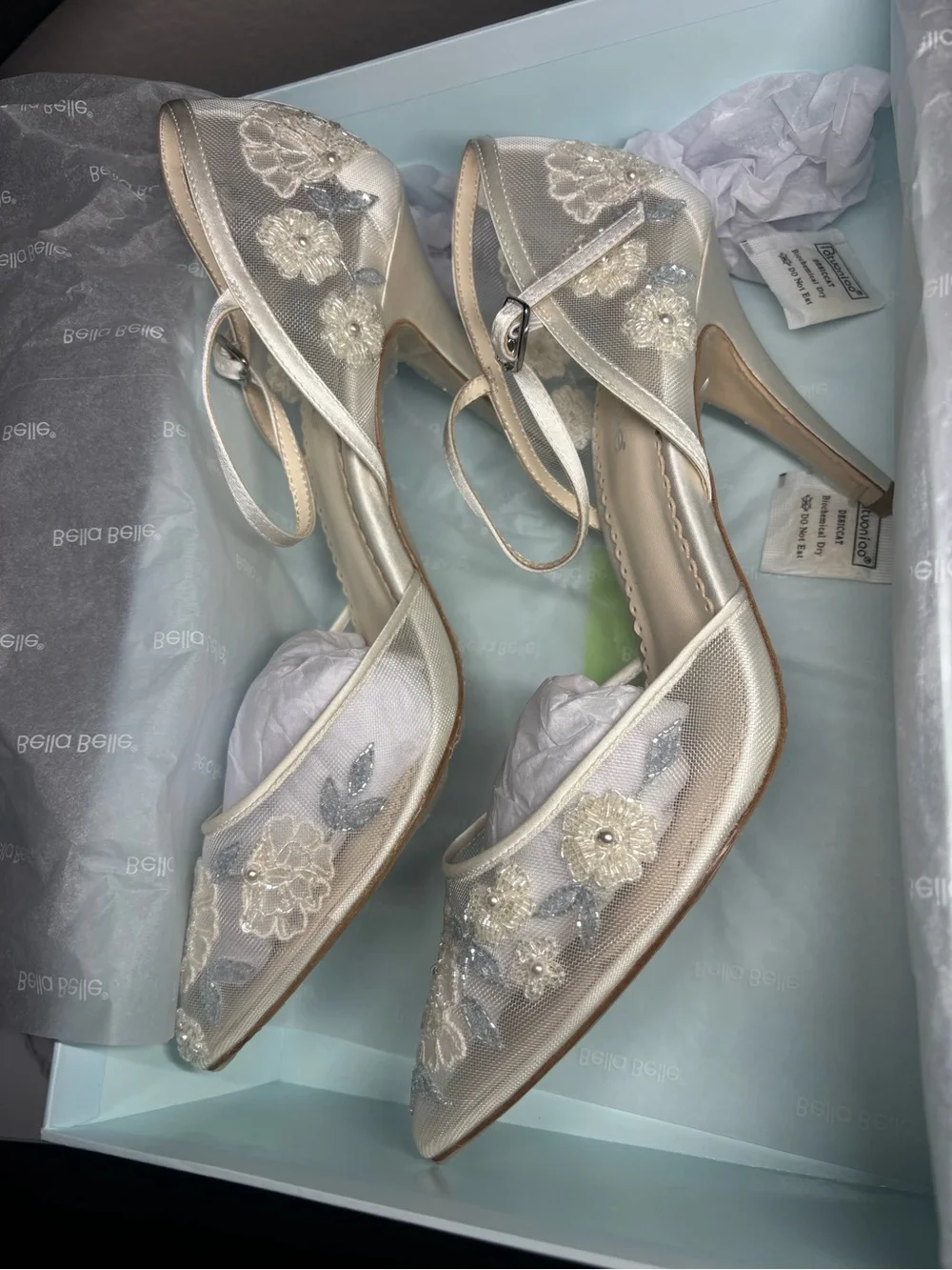 Bella Belle ivory mesh